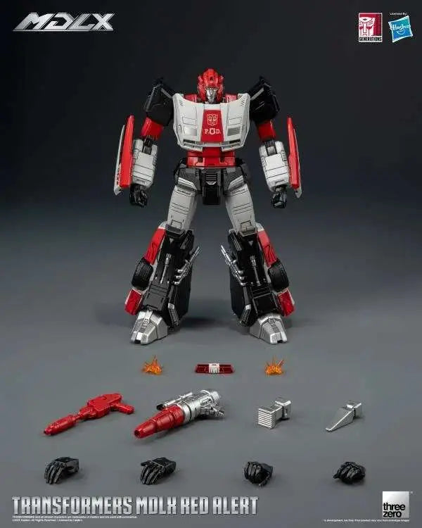 TRANSFORMERS MDLX RED ALERT ACTION FIGURE