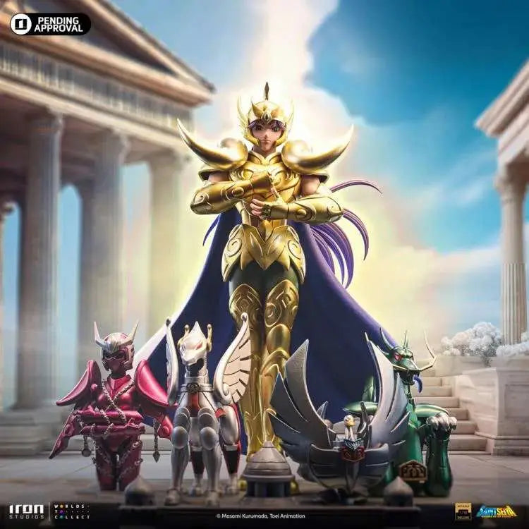 IRON STUDIOS MU - SAINT SEIYA ARIES DELUXE 1/10 STATUA 27 cm