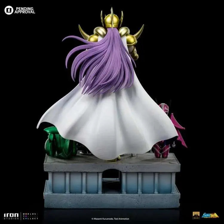IRON STUDIOS MU - SAINT SEIYA ARIES DELUXE 1/10 STATUA 27 cm