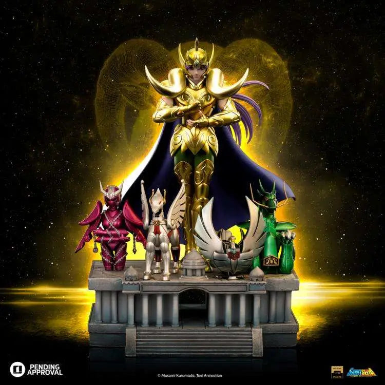 IRON STUDIOS MU - SAINT SEIYA ARIES DELUXE 1/10 STATUA 27 cm
