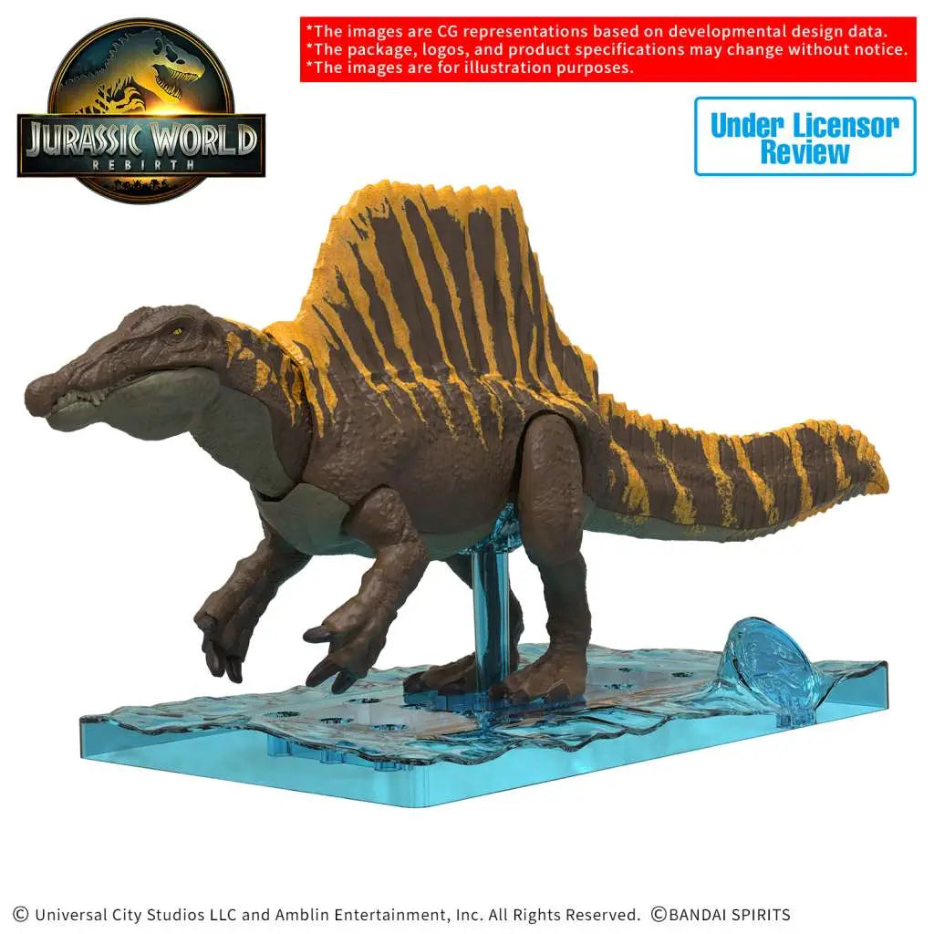 BANDAI PLANNOSAURUS JURASSIC WORLD SPINOSAURUS MODEL KIT 10 cm