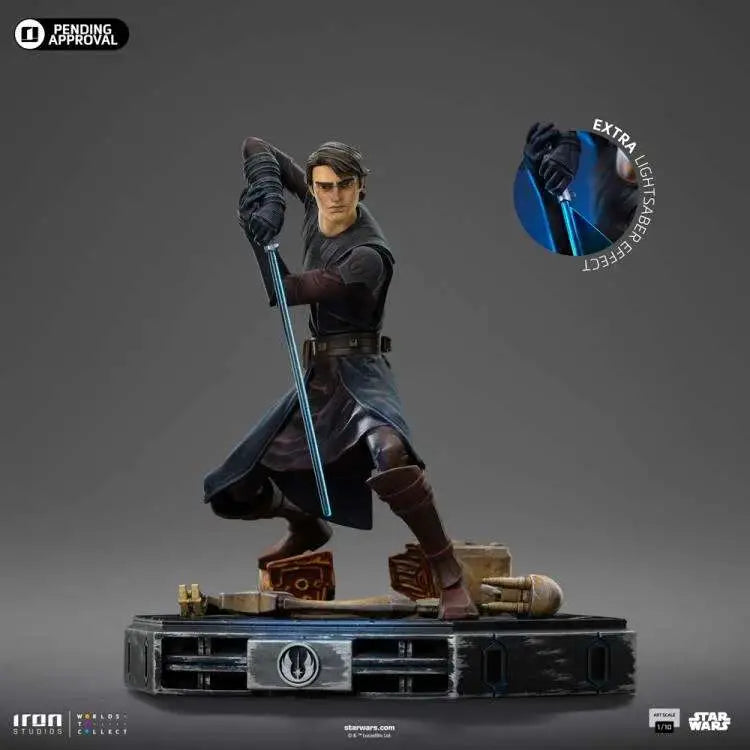 IRON STUDIOS ANAKIN SKYWALKER - STAR WARS CLONE WARS 1/10 STATUA 19 cm