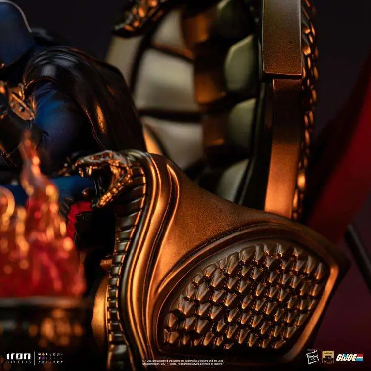 IRON STUDIOS G.I JOE COBRA COMMANDER 1/10 STATUA 25 cm