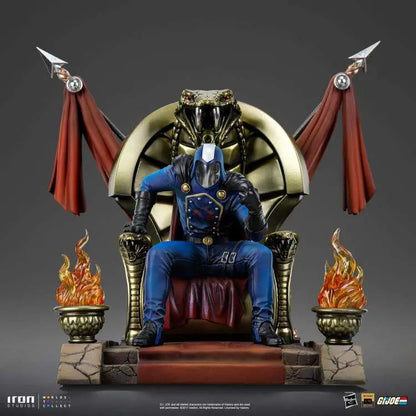 IRON STUDIOS G.I JOE COBRA COMMANDER 1/10 STATUA 25 cm