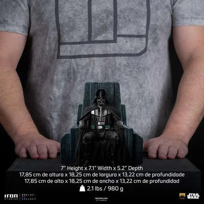 IRON STUDIOS SW OBI-WAN DARTH VADER THRONE 1/10 STATUA 18 cm