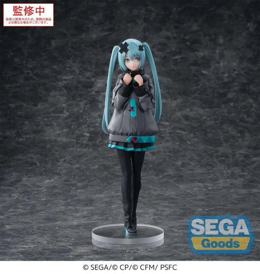 SEGA LUMINASTA HATSUNE MIKU SHUTTERED SEKAI FIG FIGURA 20 cm