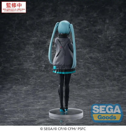 SEGA LUMINASTA HATSUNE MIKU SHUTTERED SEKAI FIG FIGURA 20 cm