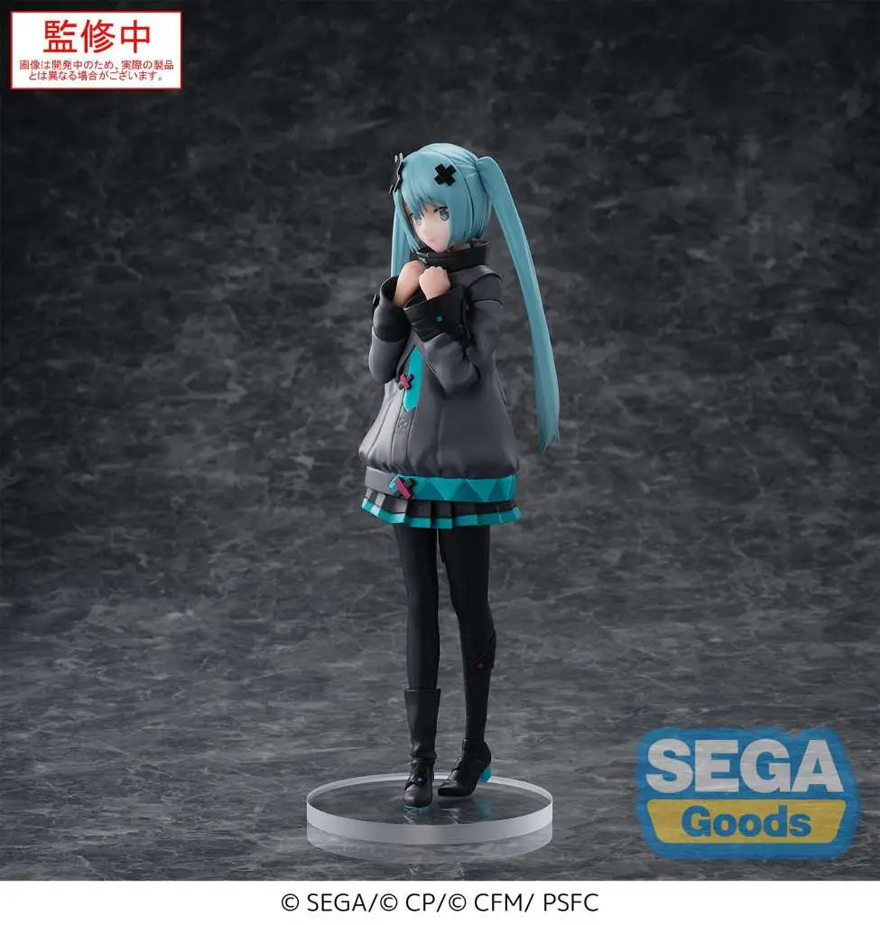 SEGA LUMINASTA HATSUNE MIKU SHUTTERED SEKAI FIG FIGURA 20 cm
