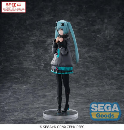 SEGA LUMINASTA HATSUNE MIKU SHUTTERED SEKAI FIG FIGURA 20 cm