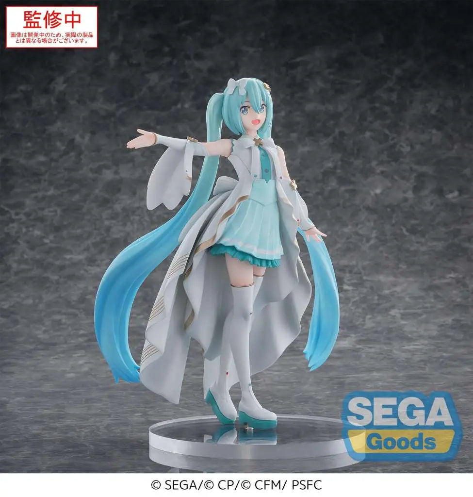 SEGA LUMINASTA HATSUNE MIKU UNSHUTTERED SEKAI FIG FIGURA 20 cm
