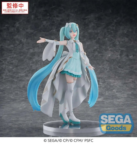 SEGA LUMINASTA HATSUNE MIKU UNSHUTTERED SEKAI FIG FIGURA 20 cm