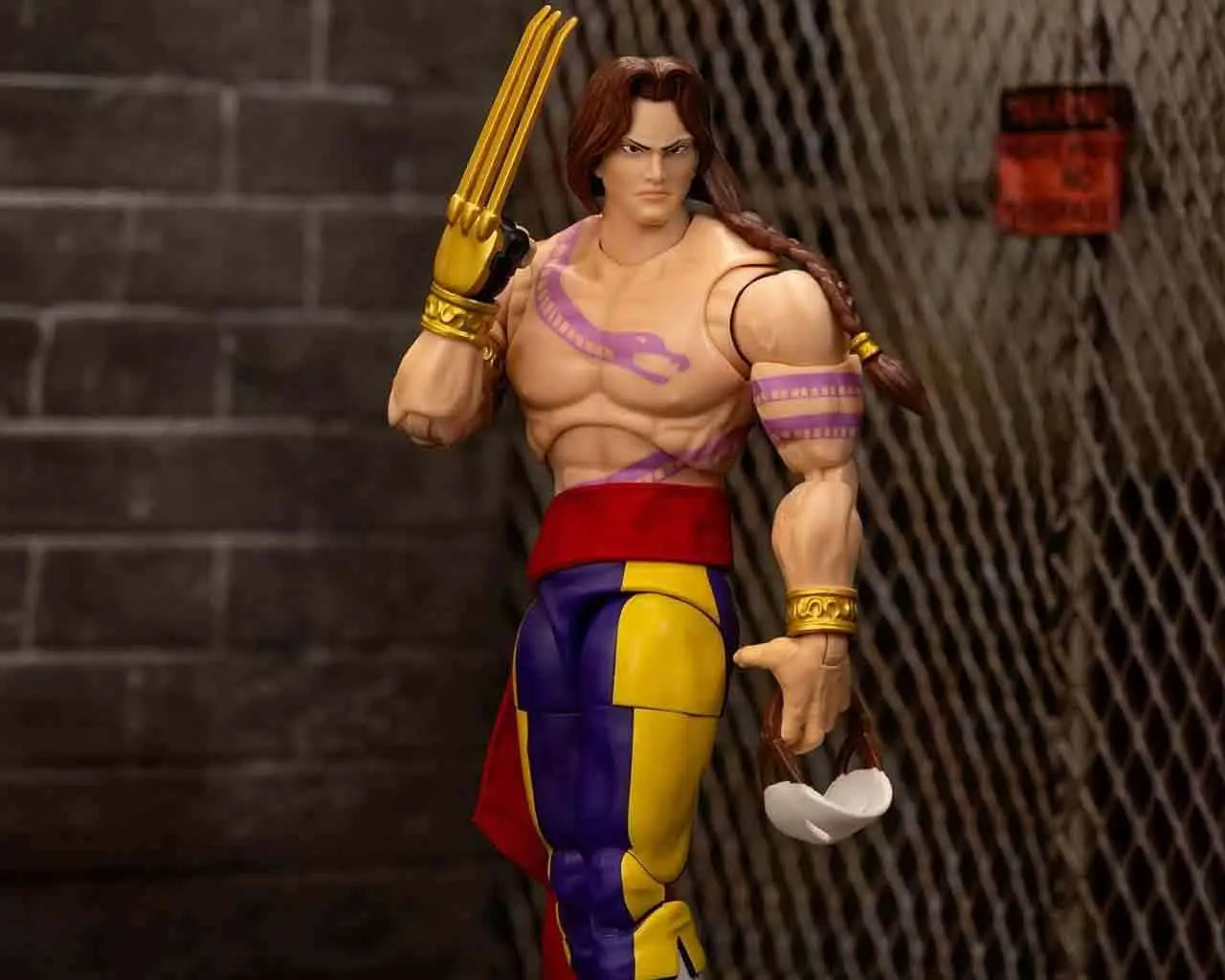 JADA TOYS VEGA - STREET FIGHTER 2 DELUXE 1/12 ACTION FIGURE 15 cm