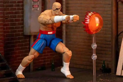 JADA TOYS SAGAT - STREET FIGHTER 2 DELUXE 1/12 ACTION FIGURE 19 cm