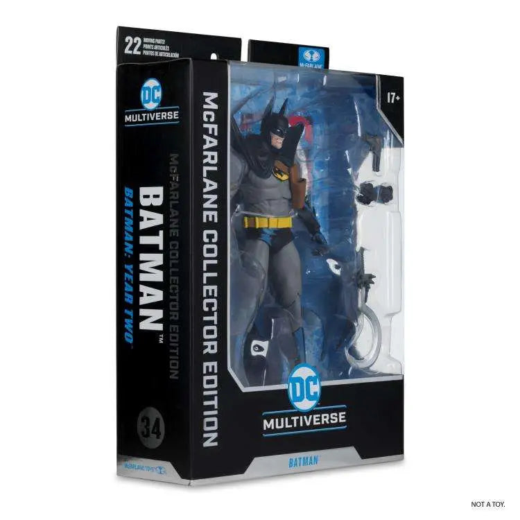 MCFARLANE TOYS 25 BATMAN - DC MULTIVERSE MCFARLANE COLLECTOR EDITION YEAR TWO AF ACTION FIGURE 17 cm