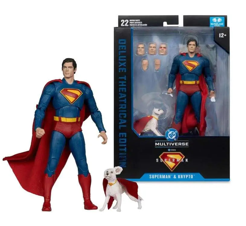 MCFARLANE TOYS 25 SUPERMAN - DC THEATRICAL DLX MOVIE ASST 7INCH AF SET (6) ACTION FIGURE 18 cm