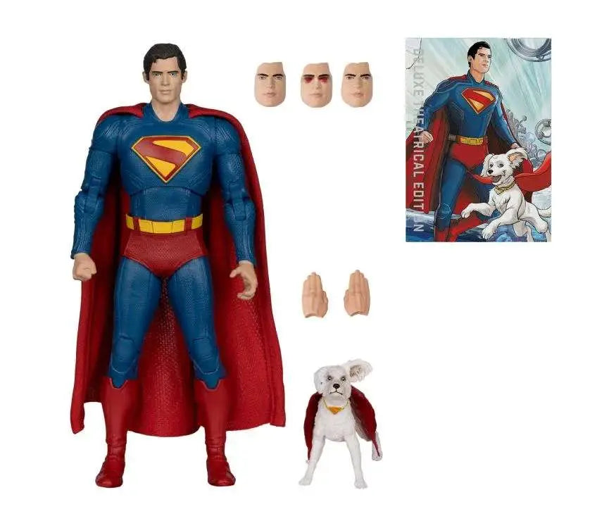 MCFARLANE TOYS 25 SUPERMAN - DC THEATRICAL DLX MOVIE ASST 7INCH AF SET (6) ACTION FIGURE 18 cm