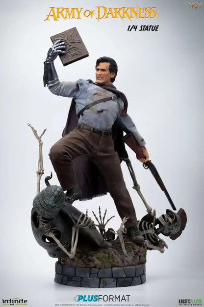 INFINITE STATUE ARMY DARKNESS ASH PLUS FORMAT 1/4 STATUA 21.5 cm