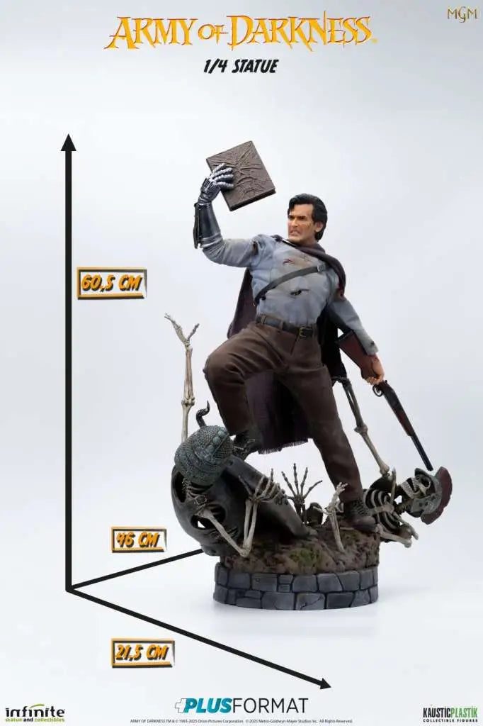 INFINITE STATUE ARMY DARKNESS ASH PLUS FORMAT 1/4 STATUA 21.5 cm