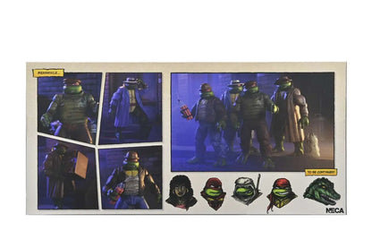 TMNT MIRAGE COMICS GANGSTER TURTLES 4PACK AF