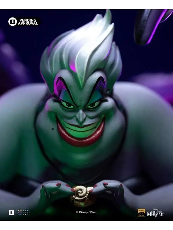 IRON STUDIOS LITTLE MERMAID DISNEY VILLAINS URSULA DLX 1/10 STATUA 16.62 cm