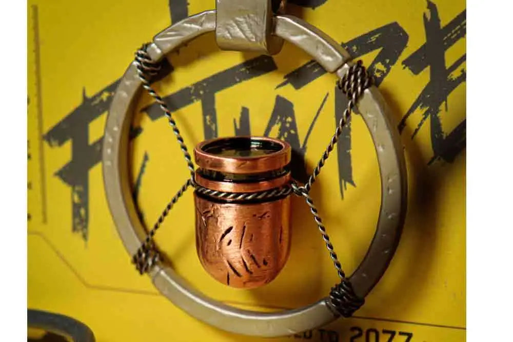 FANATTIK CYBERPUNK 2077 V’S BULLET NECKLACE REPLICA