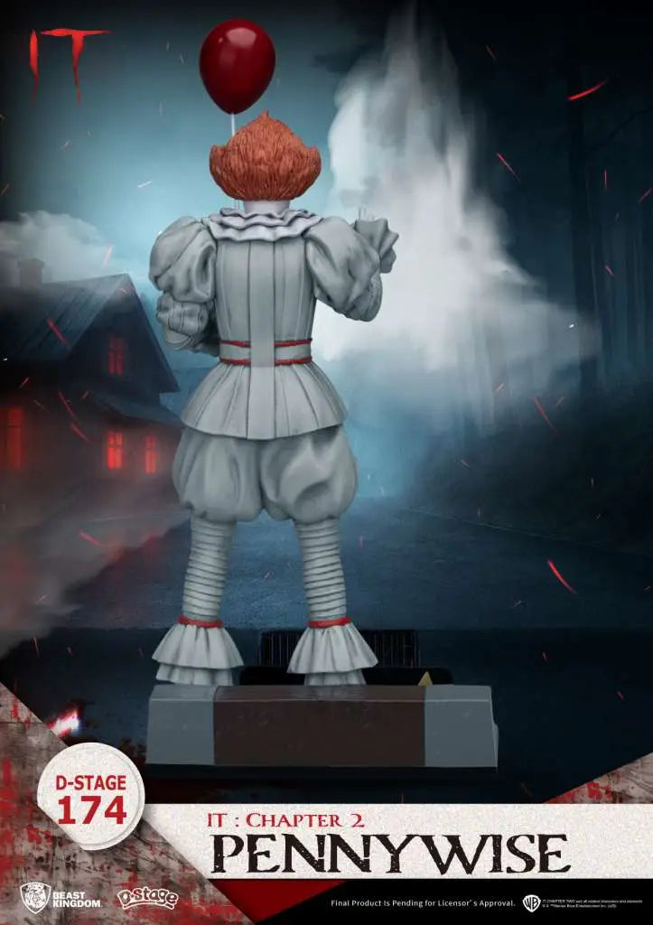 BEAST KINGDOM D-STAGE IT CHAPTER 2 PENNYWISE STATUA 15.6 cm