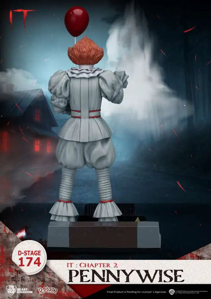 BEAST KINGDOM D-STAGE IT CHAPTER 2 PENNYWISE STATUA 15.6 cm