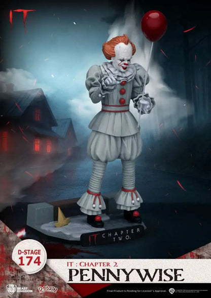 BEAST KINGDOM D-STAGE IT CHAPTER 2 PENNYWISE STATUA 15.6 cm