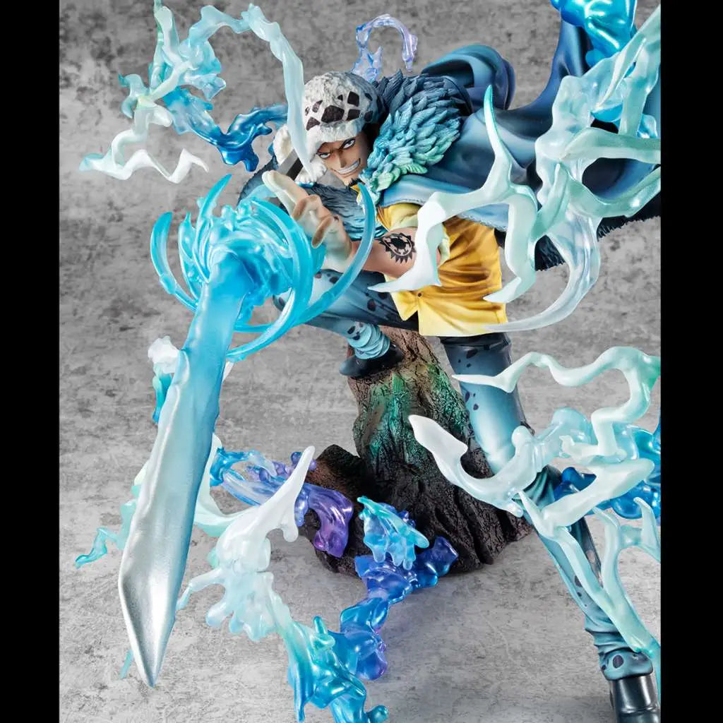 MEGAHOUSE LAW - ONE PIECE RG TRAFALGAR SUEON DEATH AWAKEN WA-MAXIMUM POP STATUA 27 cm