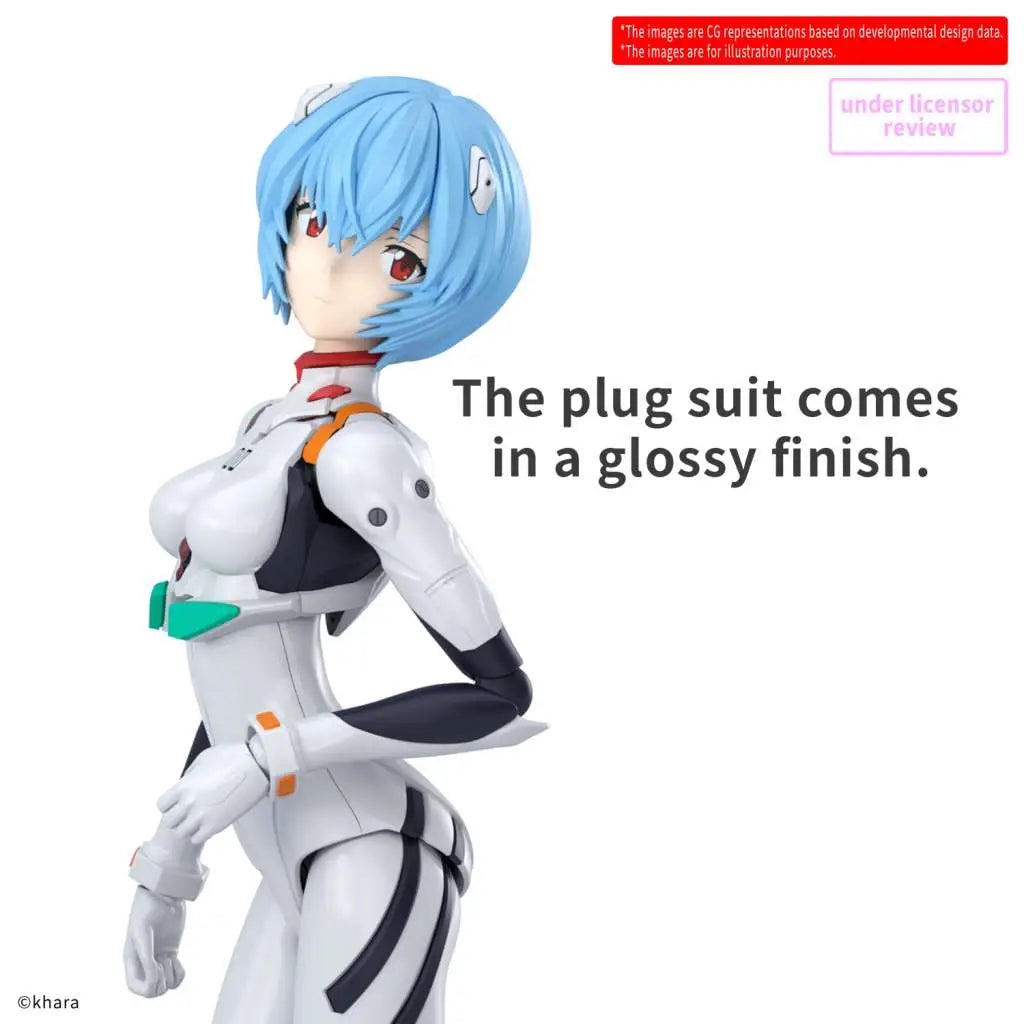 BANDAI 30MP REI AYANAMI PLUG SUIT VER MODEL KIT 15 cm