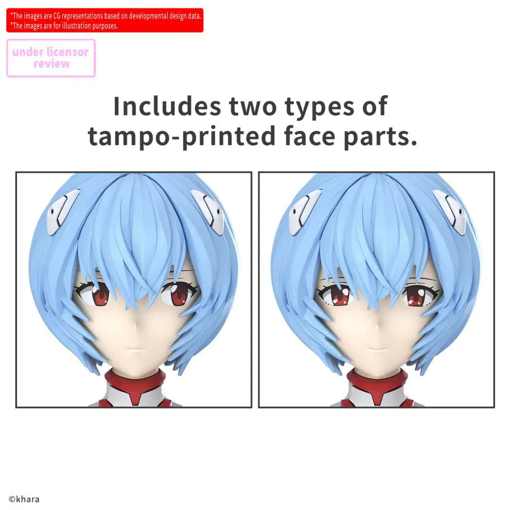 BANDAI 30MP REI AYANAMI PLUG SUIT VER MODEL KIT 15 cm