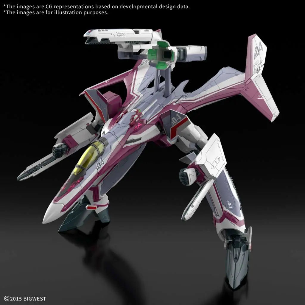 BANDAI HG VF-31C SIEGFRIED MIRAGE FARINA JENIUS USE 1/100 MODEL KIT 13 cm