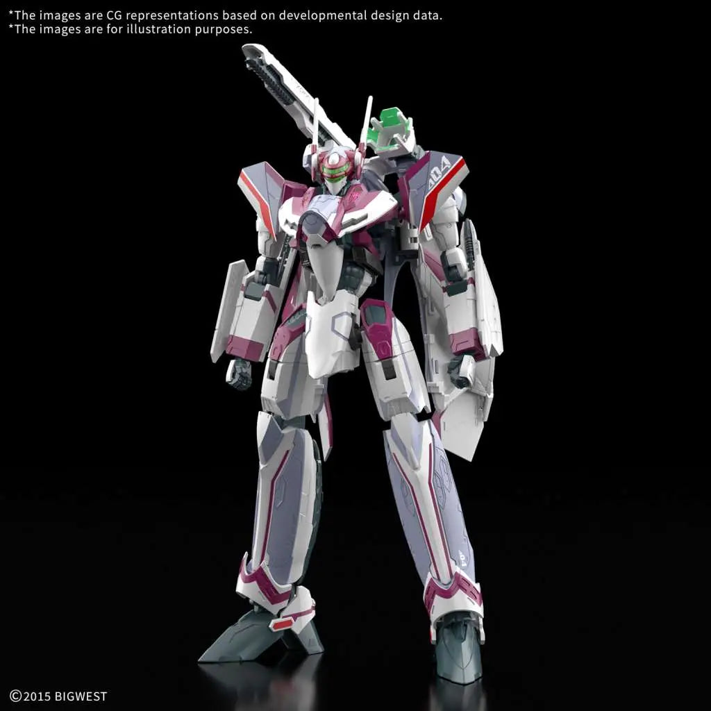 BANDAI HG VF-31C SIEGFRIED MIRAGE FARINA JENIUS USE 1/100 MODEL KIT 13 cm