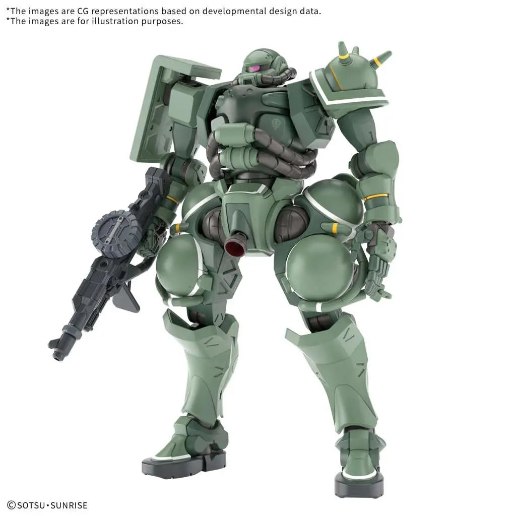 BANDAI HG ZAKU GQ 1/144 MODEL KIT 13 cm