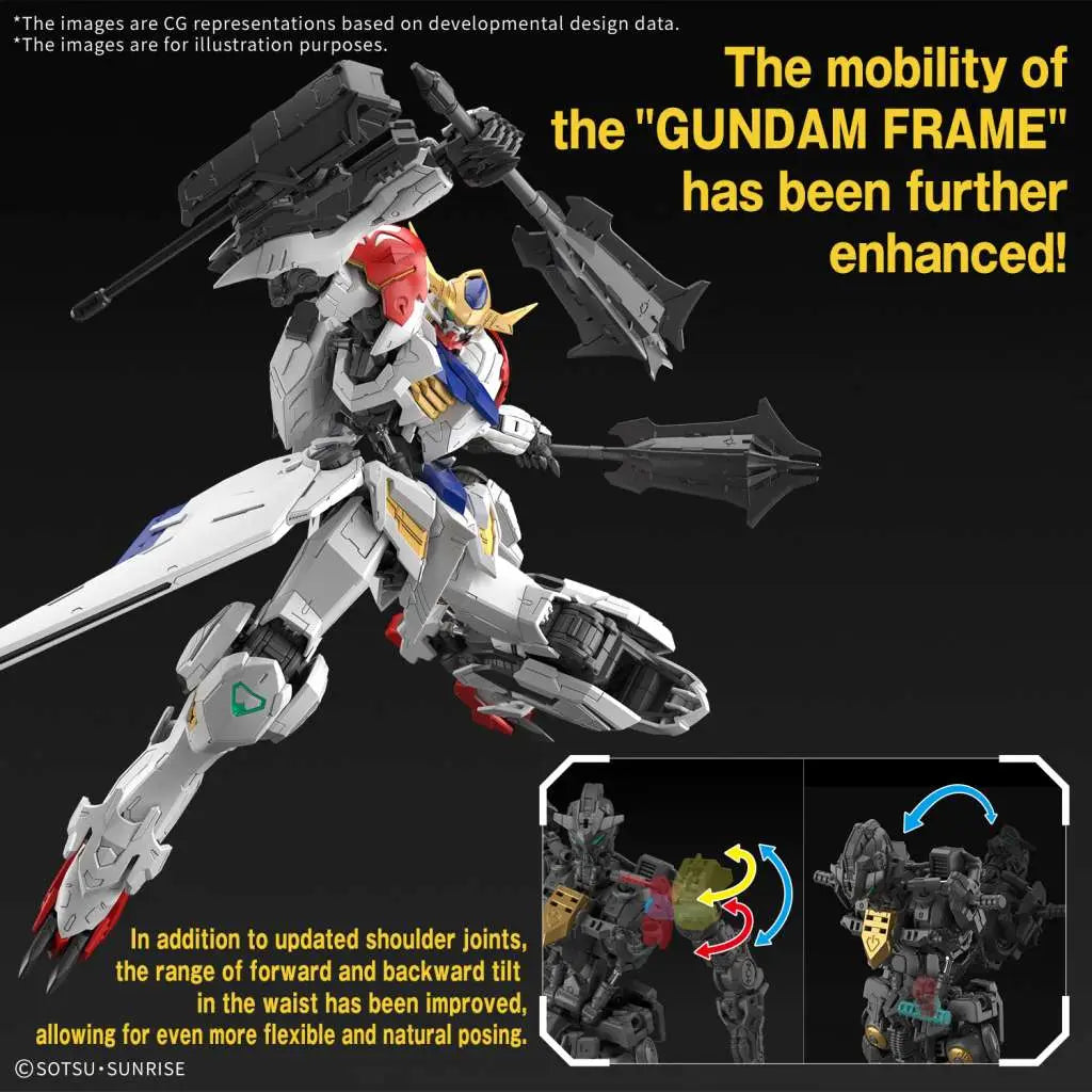 BANDAI - GUNDAM MG BARBATOS LUPUS 1/100 MODEL KIT 18 cm