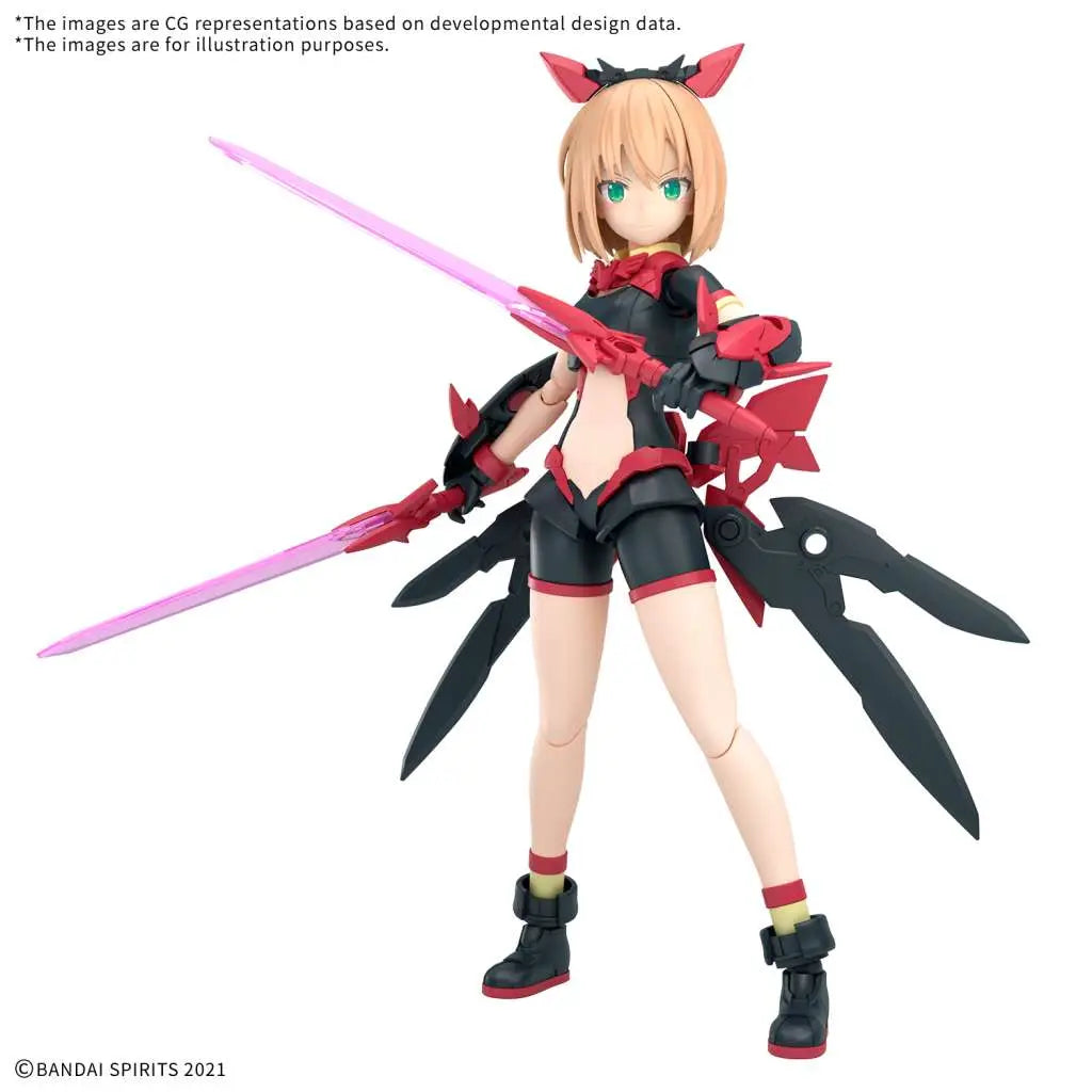 BANDAI 30MS TIASHA DAHLIA WEAR COLOR B MODEL KIT 13 cm