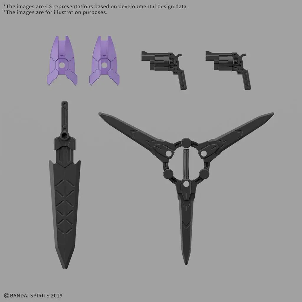 BANDAI 30MM EXM-X20B LEVINIX TYPE-B 1/144 MODEL KIT 13 cm