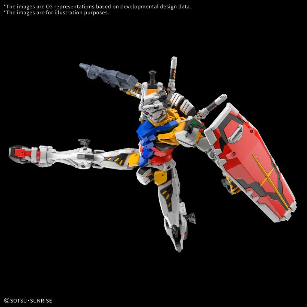 BANDAI - GUNDAM HG WHITE GQ 1/144 MODEL KIT 14 cm