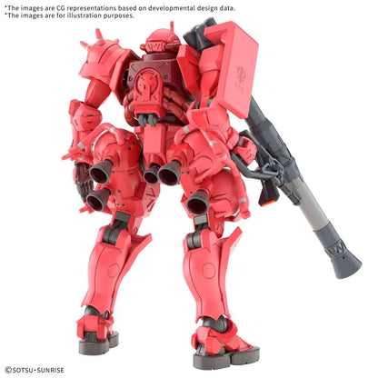BANDAI HG ZAKU CHAR GQ 1/144 MODEL KIT 14 cm