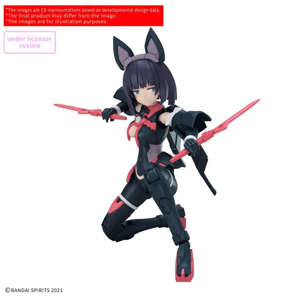 BANDAI 30MS SIS-K00 MICOLULU COLOR B MODEL KIT 13 cm