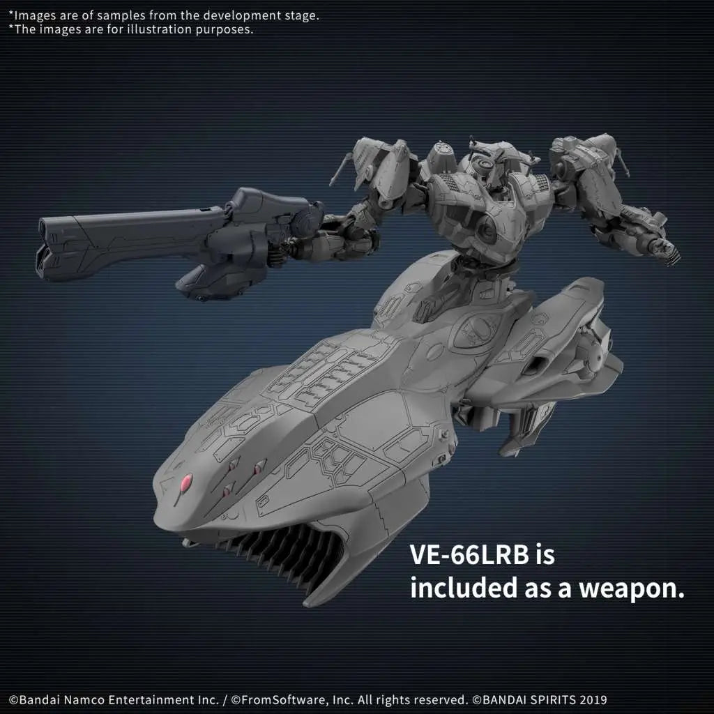 BANDAI 30MM ARMORED CORE VI ARQUEBUS ADD VE-40A MODEL KIT 15 cm