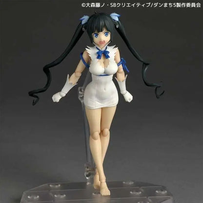 KAIYODO REVOLTECH DANMACHI (IS IT WRONG TRY PICK UP GIRLS DUNGEON?) HESTIA ACTION FIGURE 13 cm
