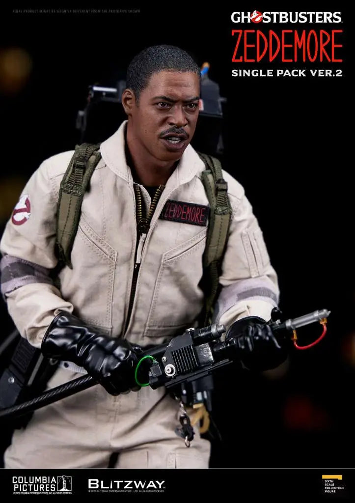 BLITZWAY GHOSTBUSTERS WINSTON ZEDDEMORE VER.2 1/6 ACTION FIGURE 30 cm