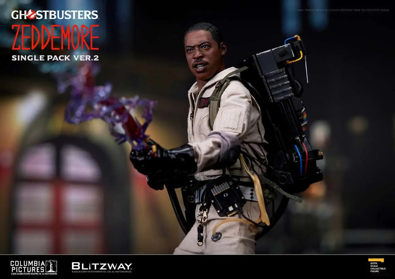 BLITZWAY GHOSTBUSTERS WINSTON ZEDDEMORE VER.2 1/6 ACTION FIGURE 30 cm