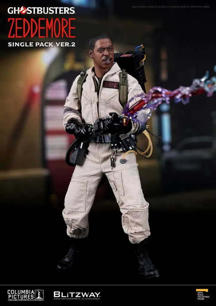 BLITZWAY GHOSTBUSTERS WINSTON ZEDDEMORE VER.2 1/6 ACTION FIGURE 30 cm