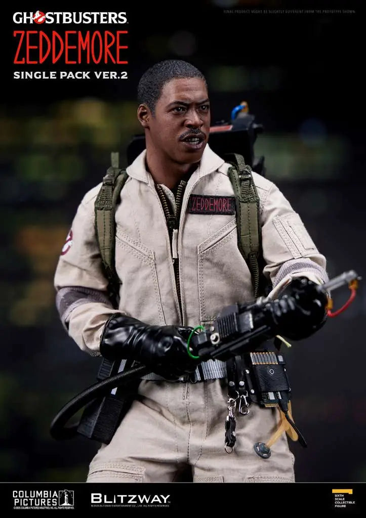 BLITZWAY GHOSTBUSTERS WINSTON ZEDDEMORE VER.2 1/6 ACTION FIGURE 30 cm