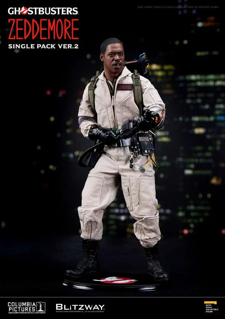 BLITZWAY GHOSTBUSTERS WINSTON ZEDDEMORE VER.2 1/6 ACTION FIGURE 30 cm