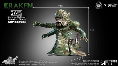 RAY HARRYHAUSEN KRAKEN VINTAGE-STYLIZED SOFT-VINYL STATUE
