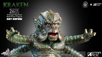 RAY HARRYHAUSEN KRAKEN VINTAGE-STYLIZED SOFT-VINYL STATUE