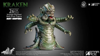 RAY HARRYHAUSEN KRAKEN VINTAGE-STYLIZED SOFT-VINYL STATUE